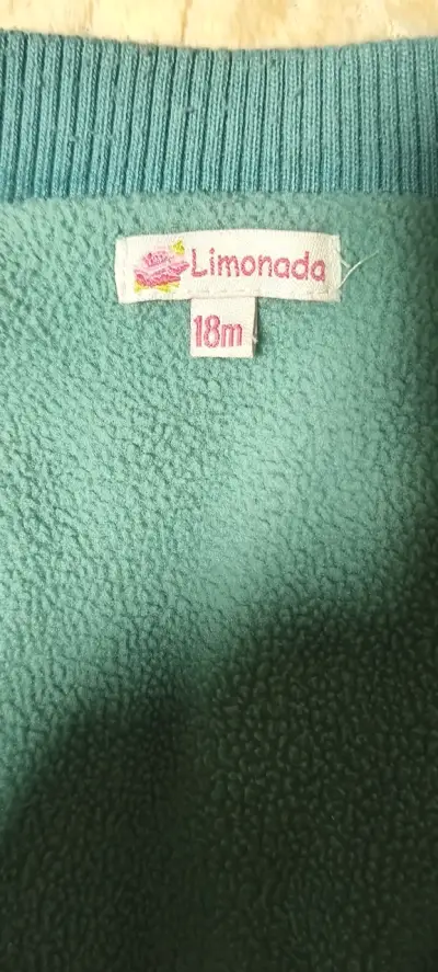 Chaqueta sin mangas azul para niña - miniatura 6