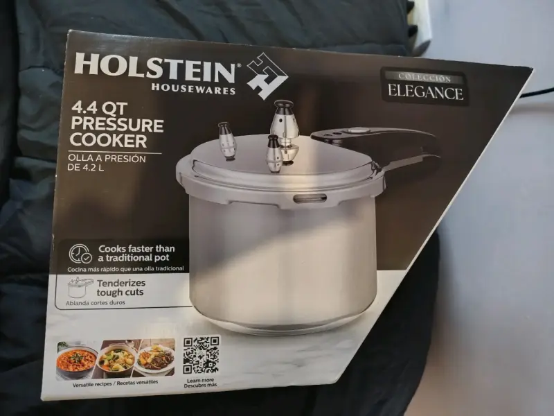 Olla a presión Holstein 4.2L de acero inoxidable