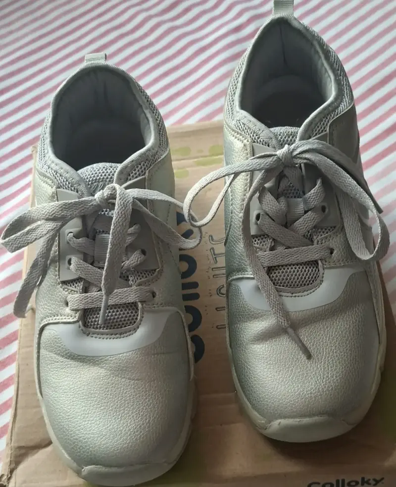 Zapatillas deportivas Colloky blancas para niños - 2