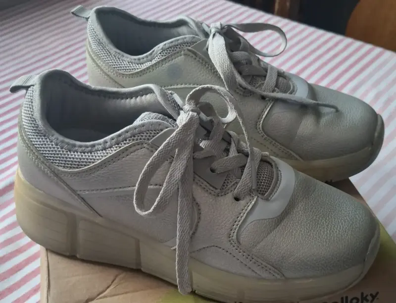 Zapatillas deportivas Colloky blancas para niños - 3