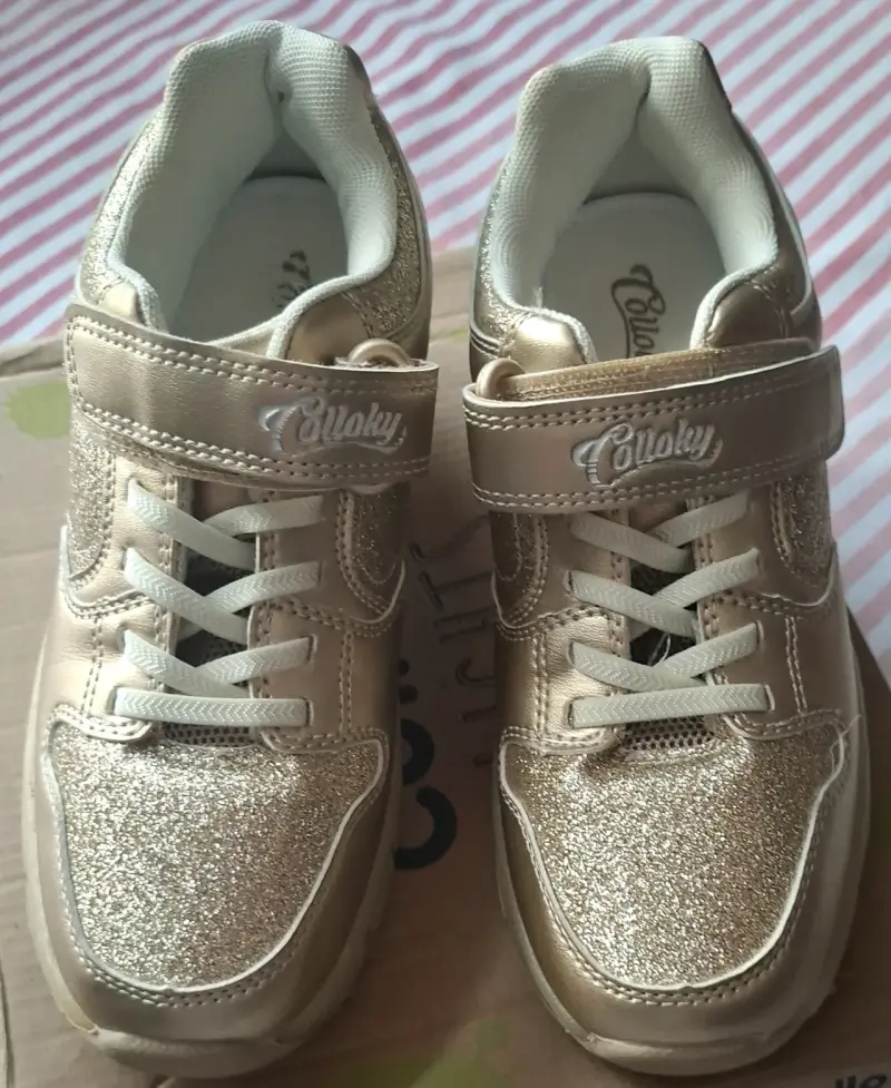 Zapatillas deportivas Colloky blancas para niños - 4