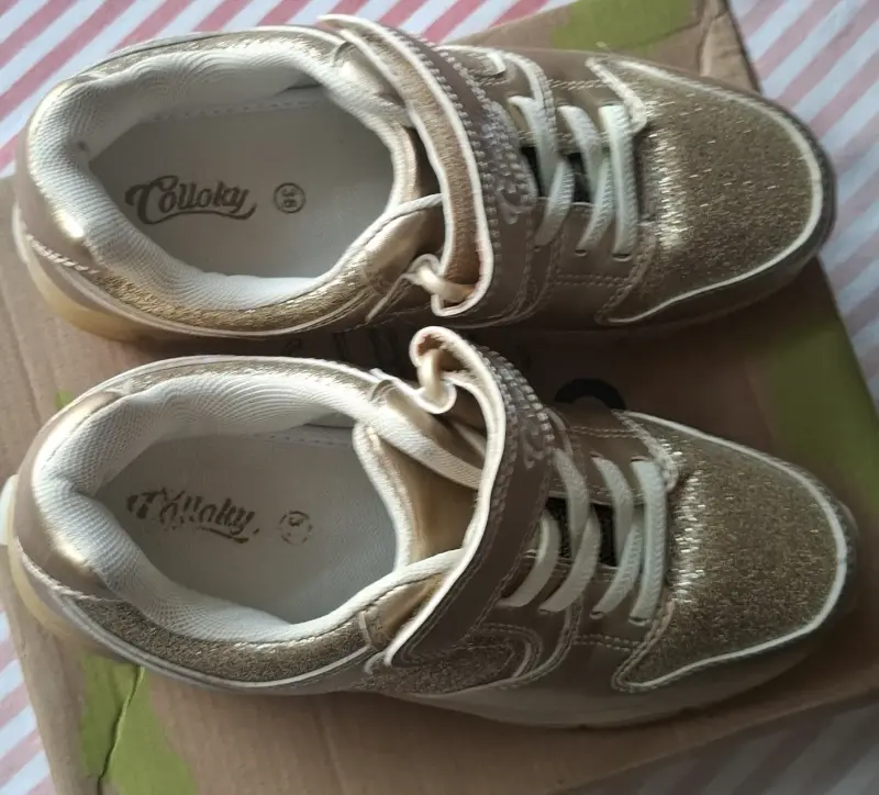 Zapatillas deportivas Colloky blancas para niños - 6