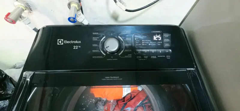 Lavadora Electrolux 22 kg negra eficiente - 2