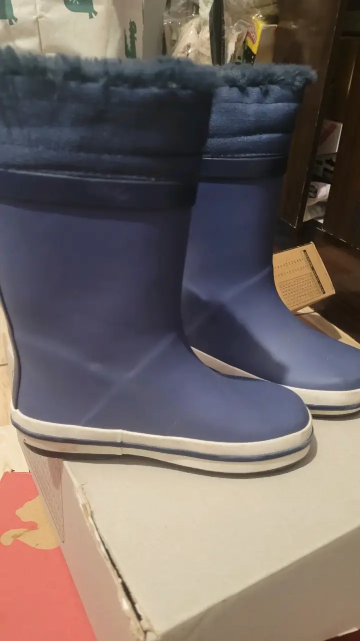 Botas de lluvia azules para niños - 1
