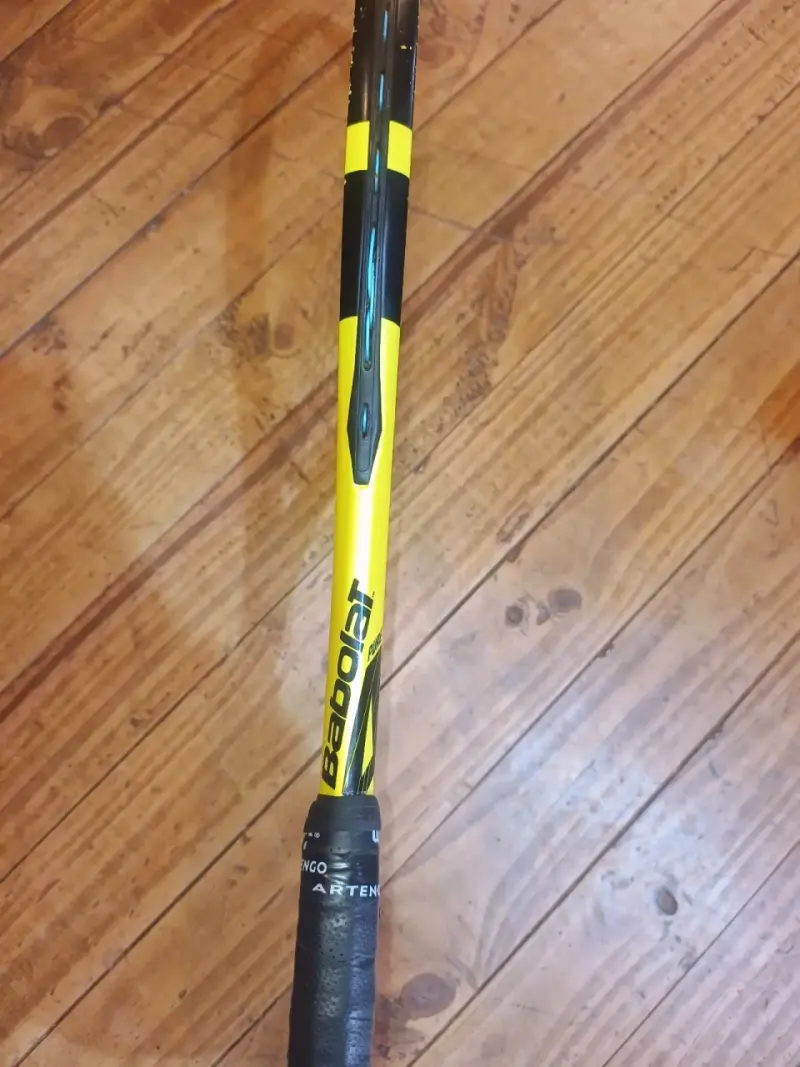 Raqueta de tenis Babolat amarilla profesional - 2