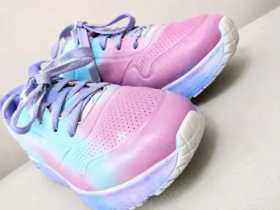 Zapatillas Skechers color lavanda talla 34 - miniatura 4