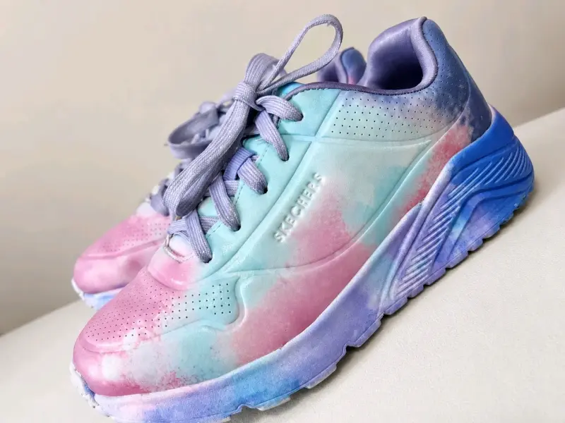 Zapatillas Skechers color lavanda talla 34 - 5