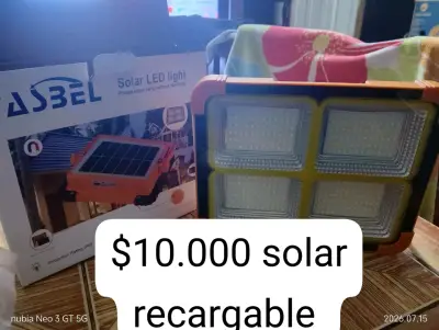 Luz LED solar recargable TASBEL 5 tonos - miniatura 2