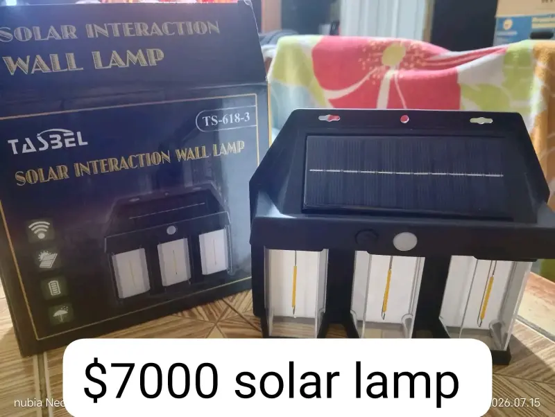 Lámpara solar recargable de pared Tasbel - 2