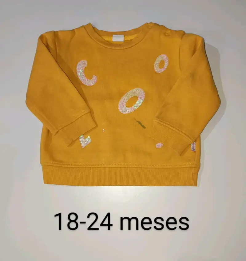 Polerón infantil amarillo 18-24 meses