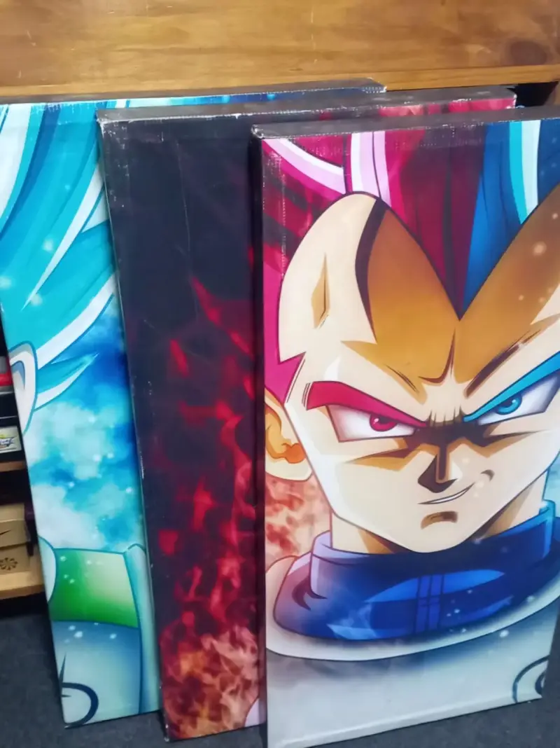Tríptico decorativo de Vegeta Super Saiyan - 3