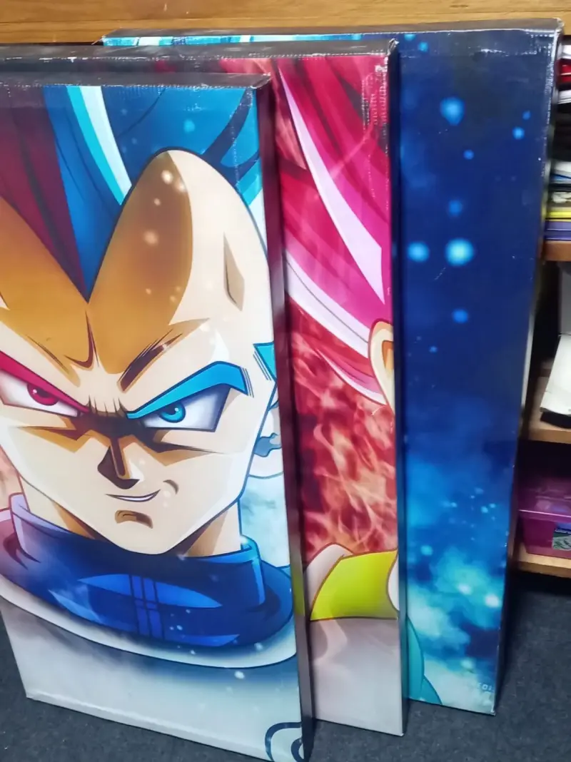 Tríptico decorativo de Vegeta Super Saiyan - 5