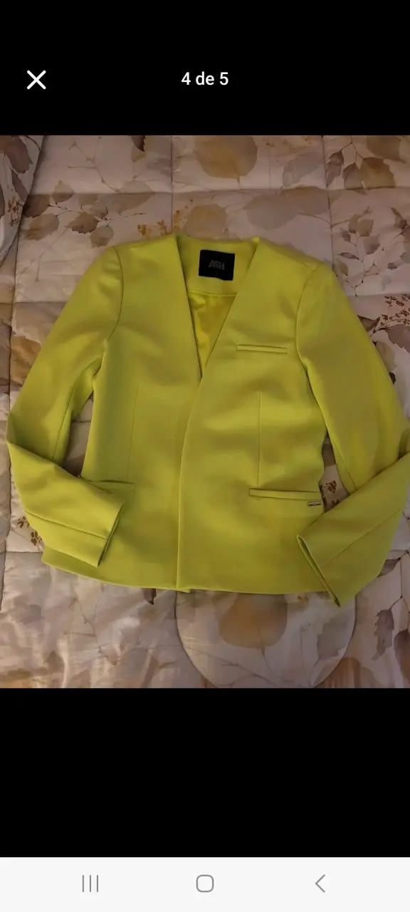 Blazer amarillo ASH elegante para mujer