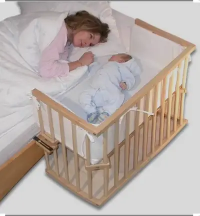Cuna colecho de madera babybay para bebé - miniatura 1