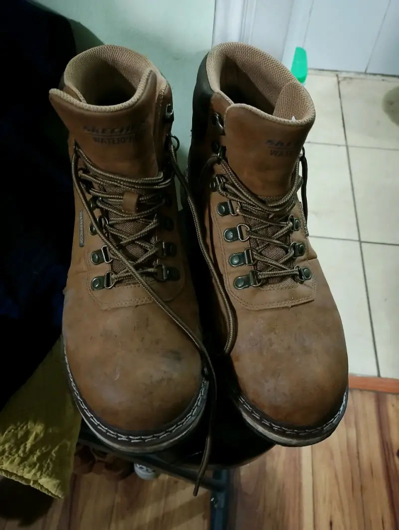 Botines de cuero marrón para hombre - 2