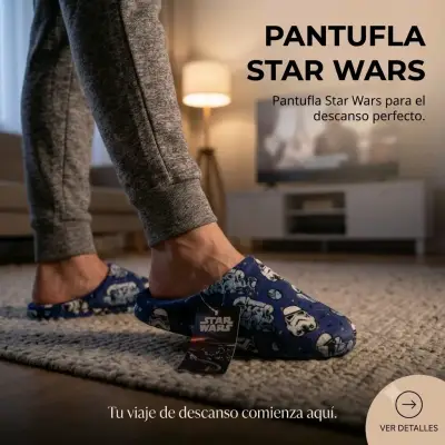 Pantuflas Star Wars para hombre - miniatura 1