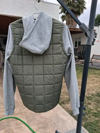 Chaqueta con capucha Volcom verde y gris - miniatura 2