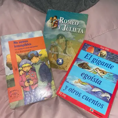 Pack de tres libros escolares usados - miniatura 1