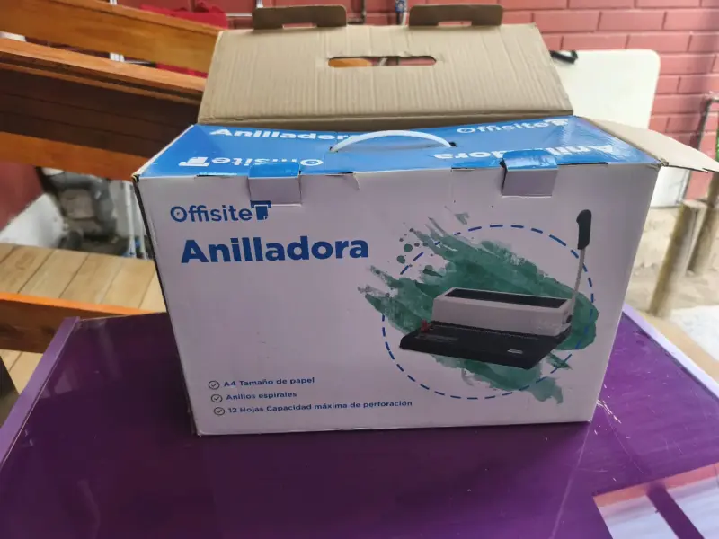 Anilladora Offisete para encuadernación A4 - 1