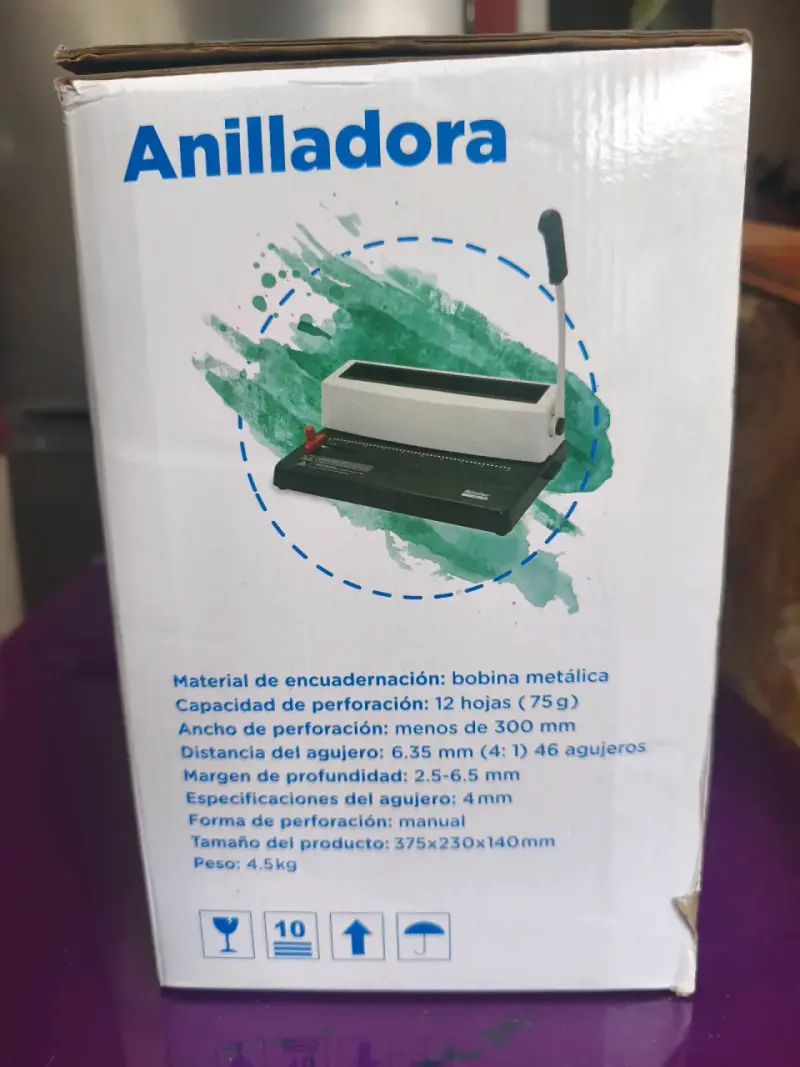 Anilladora Offisete para encuadernación A4 - 3