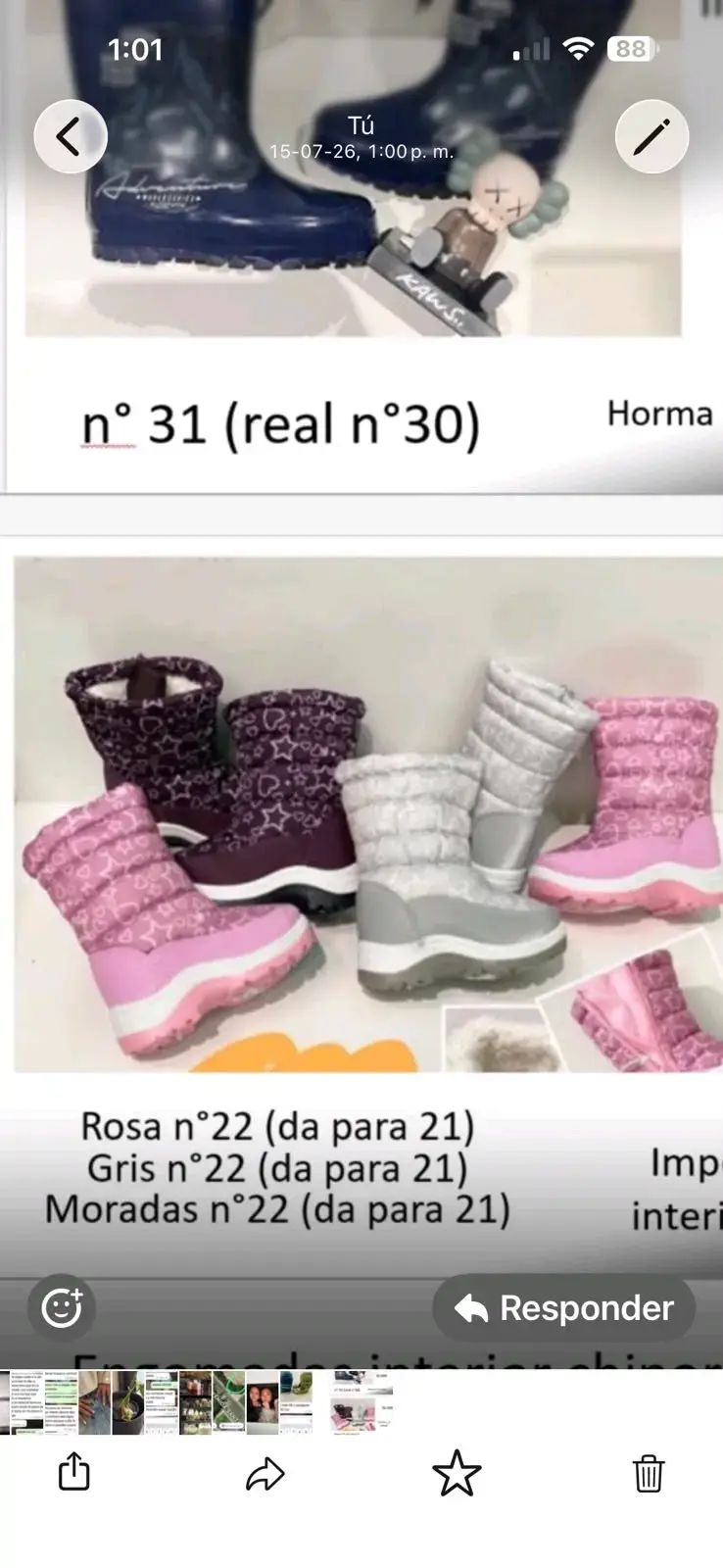 Botas de invierno para niños, varios colores