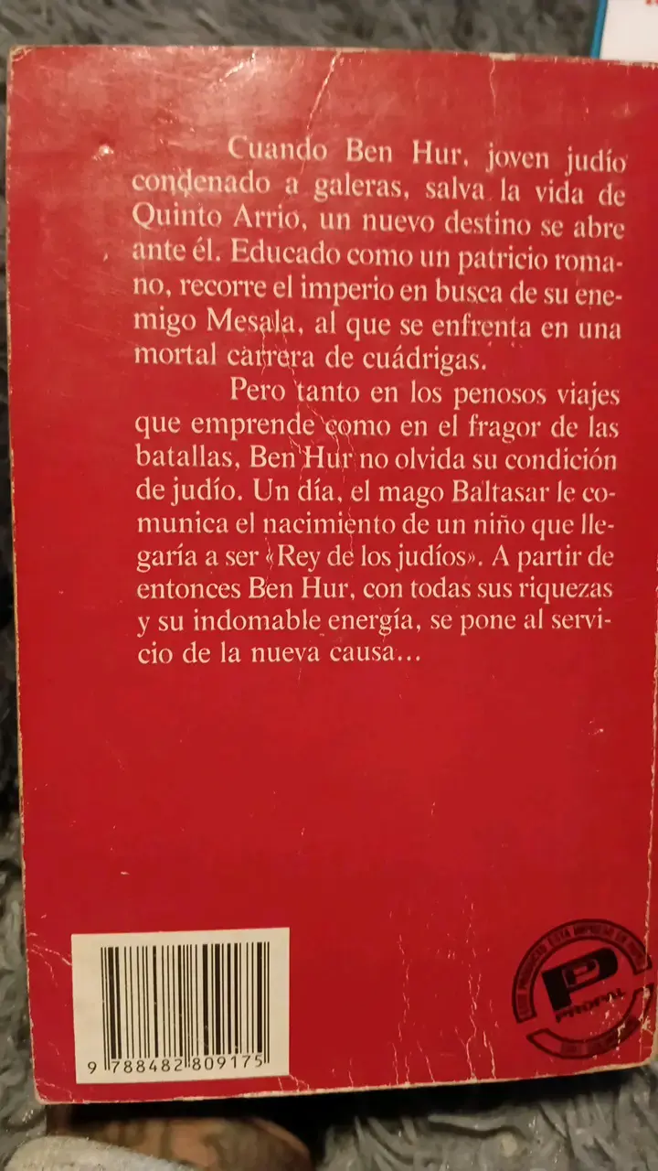 Libro Ben-Hur de Lewis Wallace - 2
