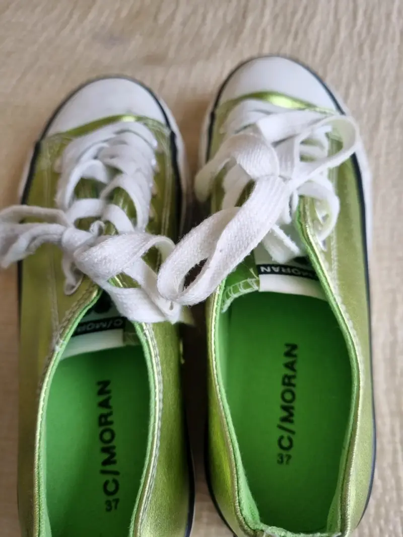 Zapatillas verdes con plataforma - 3