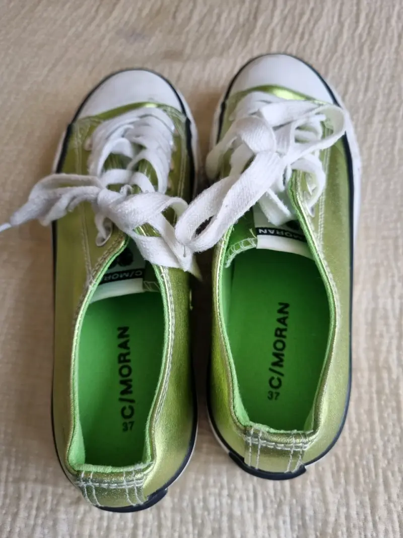Zapatillas verdes con plataforma - 4