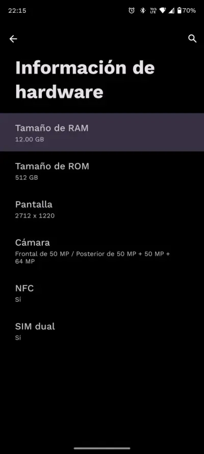Smartphone Motorola Edge 5G Ultra naranja - miniatura 3