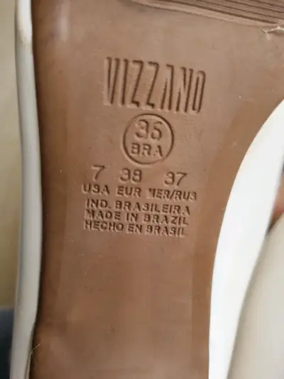 Zapatos de tacón blanco Vizzano elegantes - miniatura 4