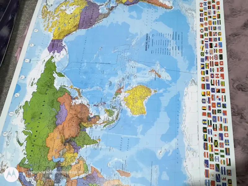 Colorido mapa mundial - 2