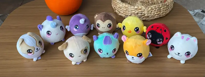 Set de 10 peluches squeezamals - 1