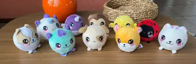 Set de 10 peluches squeezamals - miniatura 2