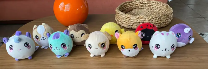 Set de 10 peluches squeezamals - 3