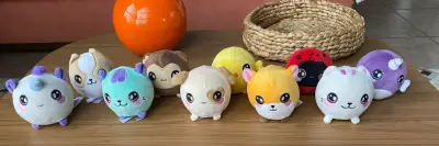 Set de 10 peluches squeezamals - miniatura 3