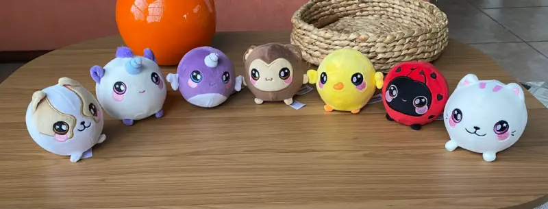 Set de 10 peluches squeezamals - 4