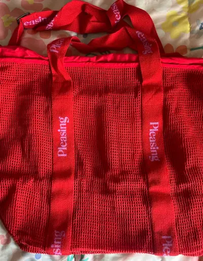 Bolso de malla rojo Pleasing - miniatura 1