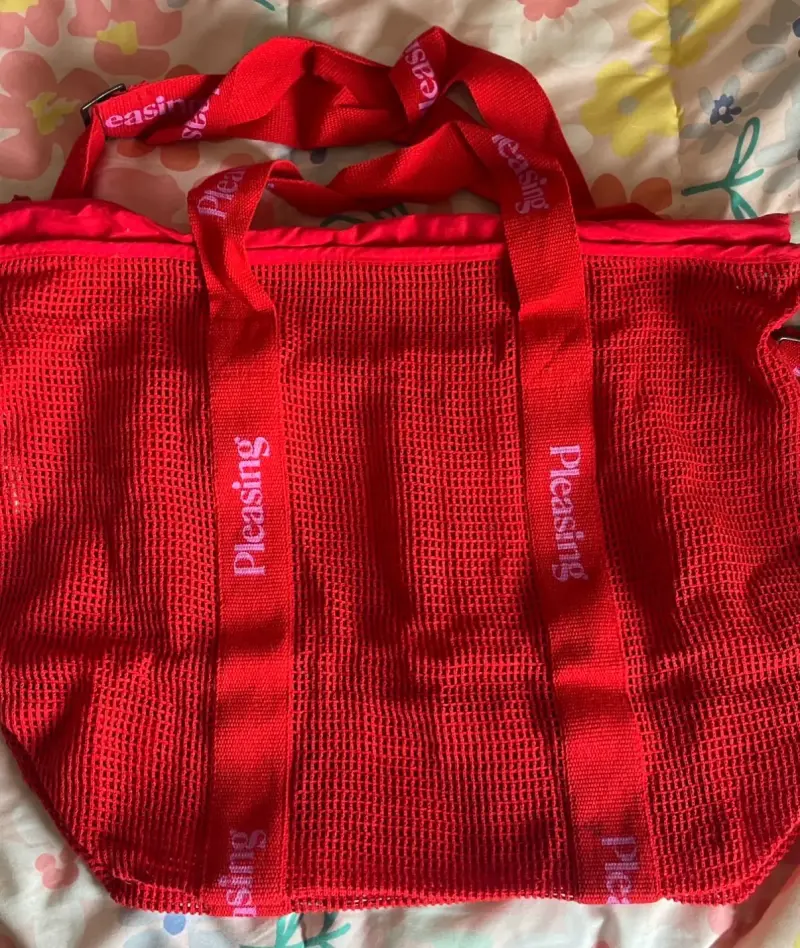 Bolso de malla rojo Pleasing - 2