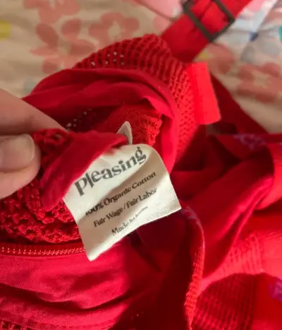 Bolso de malla rojo Pleasing - miniatura 4