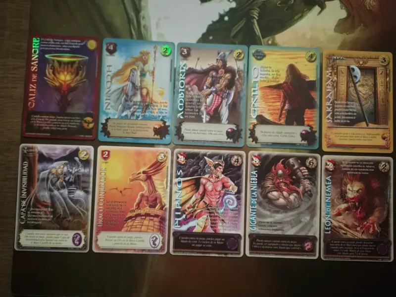 Colección de cartas de Mitos y Leyendas - 4