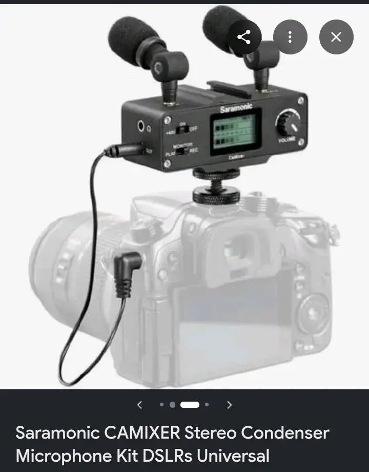 Micrófono Saramonic CAMIXER para cámaras DSLR
