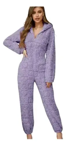 Pijama enterizo de felpa con capucha - 3