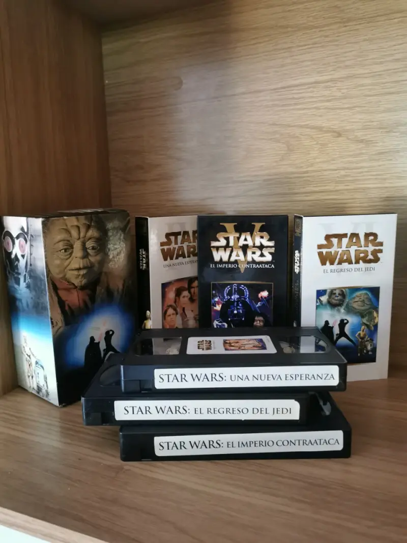 Colección VHS Star Wars trilogía original - 1