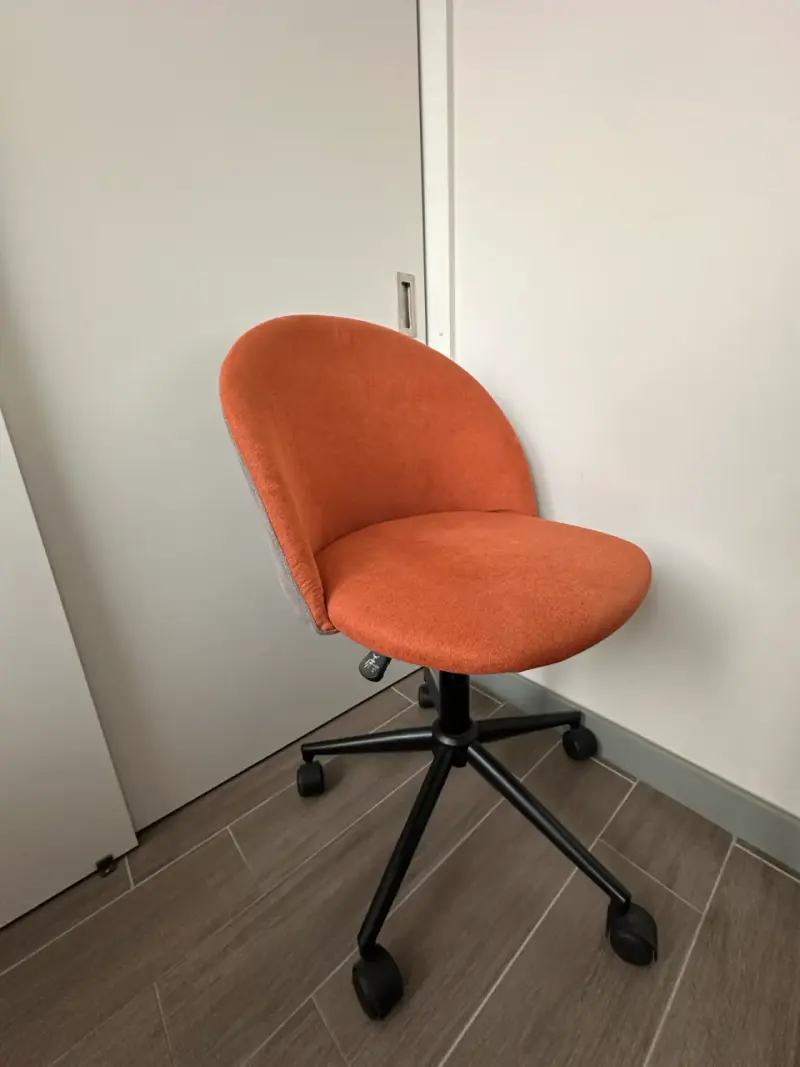 Silla de oficina ergonómica naranja - 2