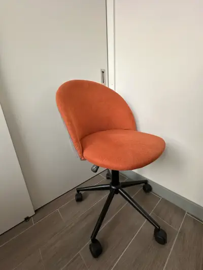Silla de oficina ergonómica naranja - miniatura 2