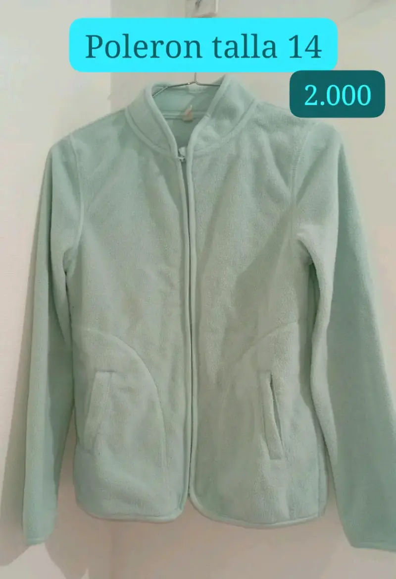 Polerón peludito con capucha talla 12 - 3