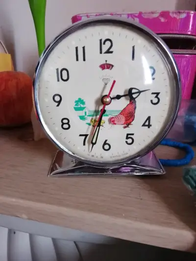 Reloj despertador vintage Shanghai China - miniatura 3