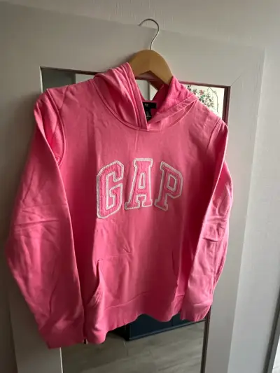 Polerón con capucha GAP rosa para mujer - miniatura 1