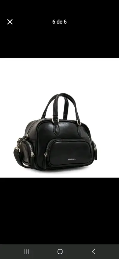Bolso negro Amphora con múltiples compartimentos - miniatura 1