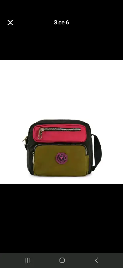 Bolso negro Amphora con múltiples compartimentos - miniatura 3